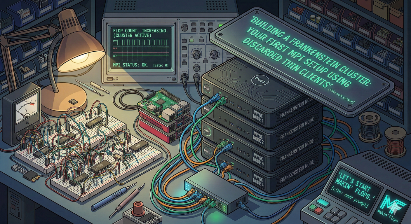 Building a Frankenstein Cluster: Your First MPI Setup Using Discarded Thin Clients